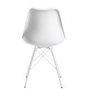 Chaise de salle à manger lot de 2 en plastique blanc design scandinave_07