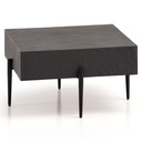 Table basse 64x64x35 cm aspect pierre / table de canapé en métal anthracite carrée, table de salon design table basse solide_06