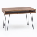 Bureau BAGLI marron 110 x 60 x 76 cm table d'ordinateur portable en bois massif Sheesham naturel