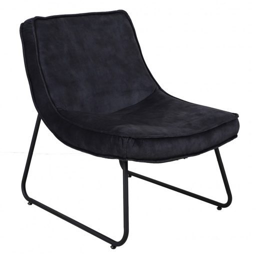 Joli fauteuil Malonn en velours