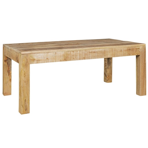 [A09748] Table basse RUSTICA 110 x 60 x 47 cm bois de manguier naturel massif